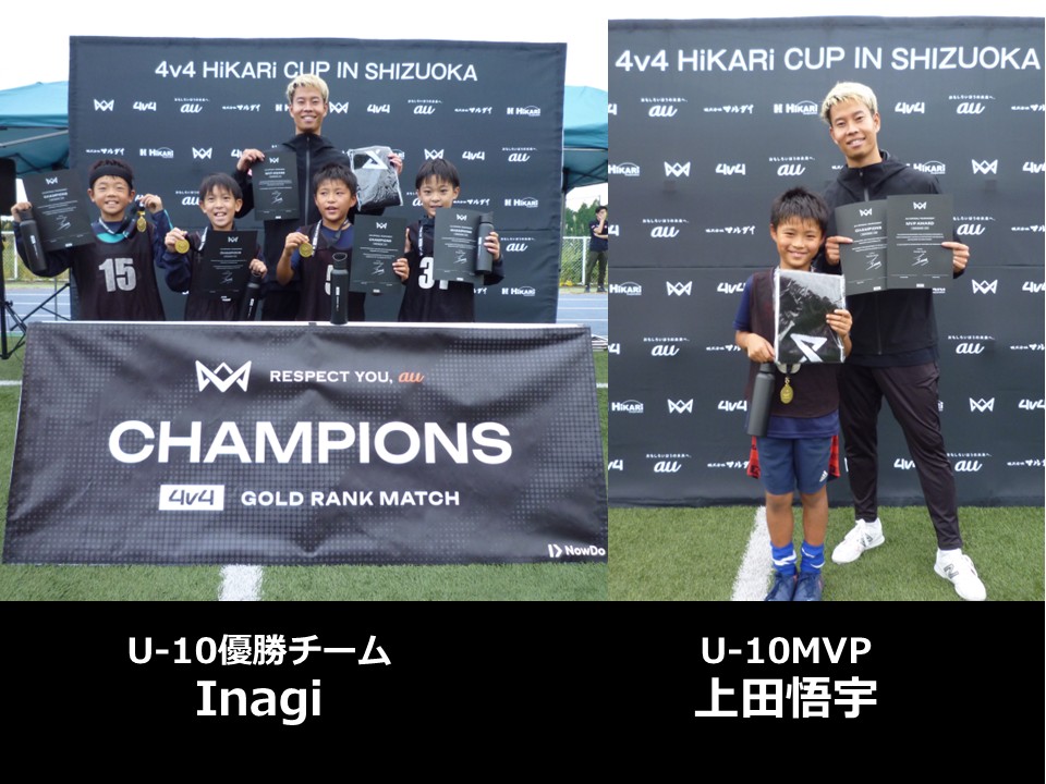 戦術予報士 優勝 4枚 4v4HiKARi CUP in SHIZUOKA｜静岡のスポーツをもっと身近に｜THINK & RUN